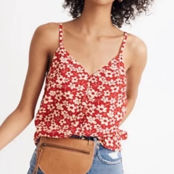 Madewell Tops - Button Front Floral Cami